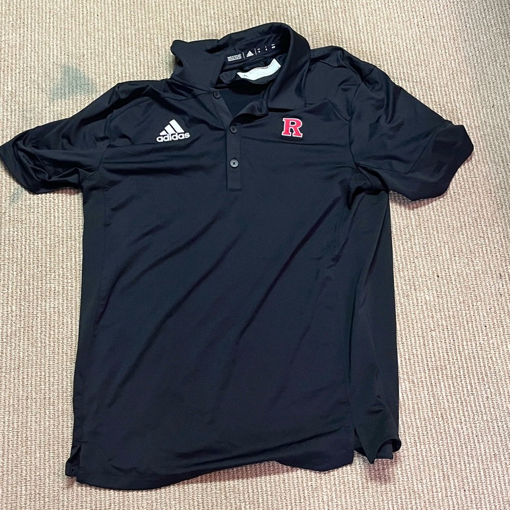 Rutgers black polo